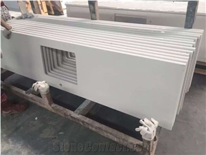 Artificial Stone White Quartz Kitchen Countertops Good Price