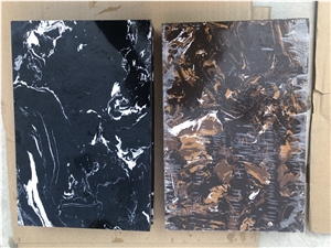Black Silver Dragon Marble Polished Slabs  Tiles