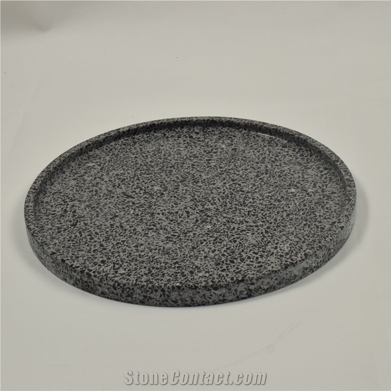 Blue Terrazzo Stone Round Sink