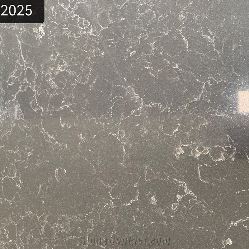 Calacatta And Gold Grain Quartz Stone Slabs