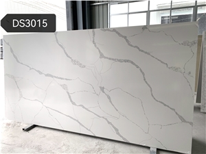 Hot Calacata Quartz Stone Artificial Marble Quartz Kitchen