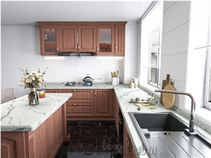 Kitchen Countertops Benchtop A Grade Quartz Calacatta White