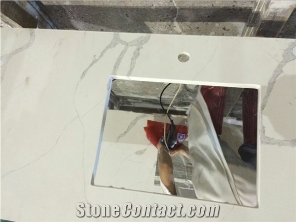 Kitchen Countertops Benchtop A Grade Quartz Calacatta White