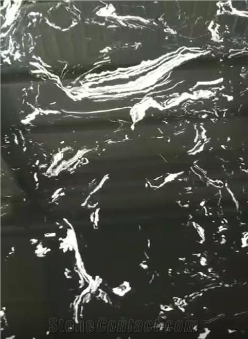 Polished China Silver Dragon Marble Tiles Slabs White Wall