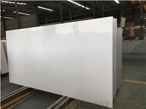 Pure White Quartz Slabs Quality Good Price Calacatta Cararra