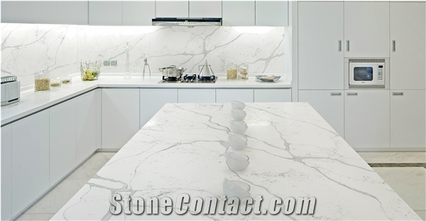 Quartz Kitchen Countertop Benchtop Quality Calacatta Price