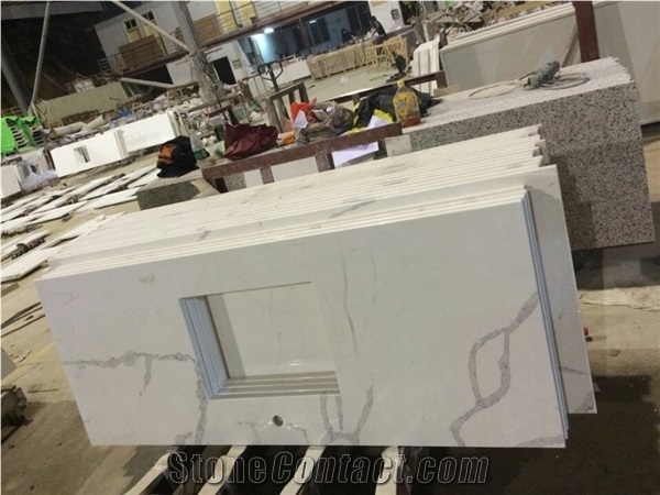 Quartz Kitchen Countertop Benchtop Quality Calacatta Price