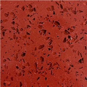 Red Quartz Artificial Quartz Slabs