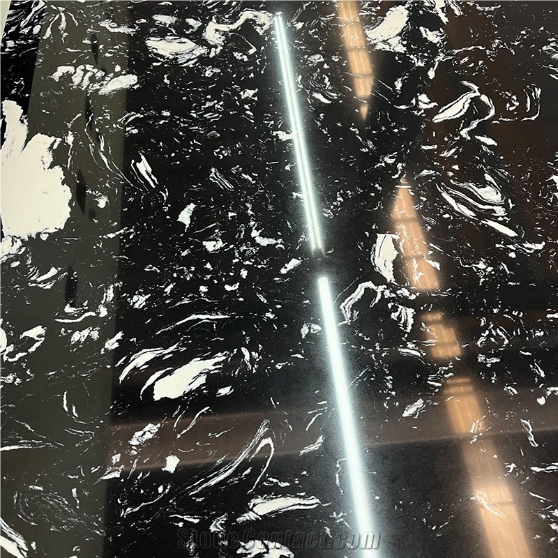Silver White Dragon Artificial Marble Engineered Stone