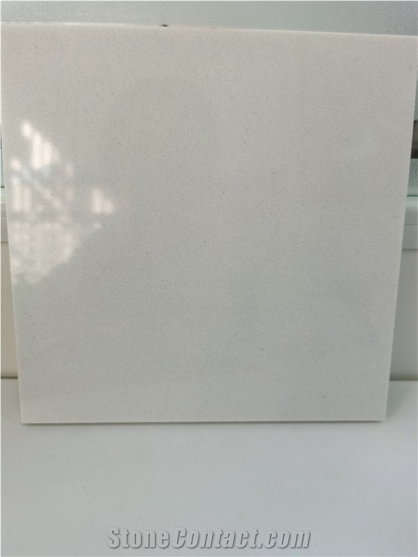 Snow White Pure White Artificial Marble Low Factory Price