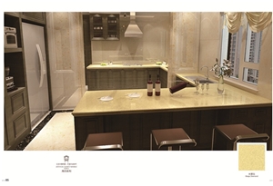 Solid Surface Artificial Quartz Kitchen Countertop