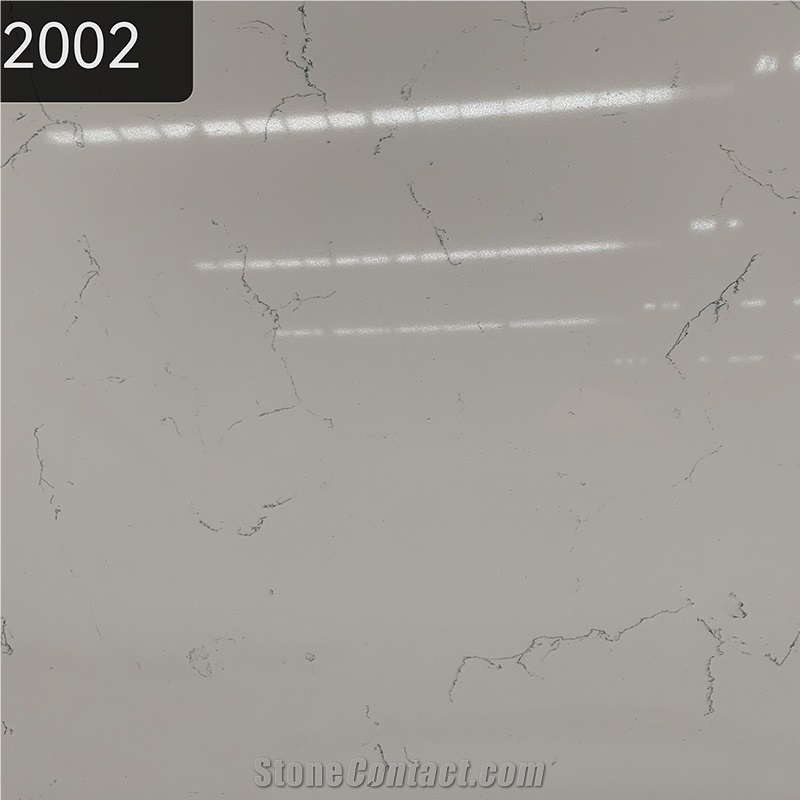 White And Grey Quartz Stone Slabs