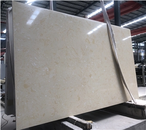 Yellow Rose Artificial Marble White Veins Good Price