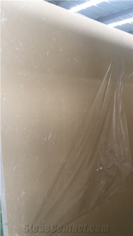 Yellow Rose Artificial Marble White Veins Good Price