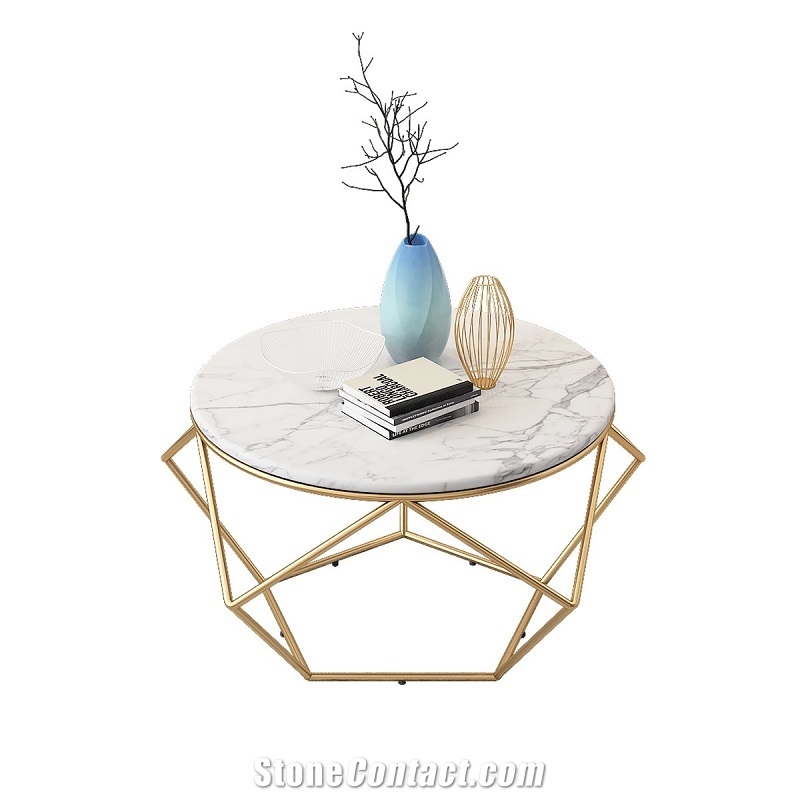 Guangxi White Marble Coffee Table