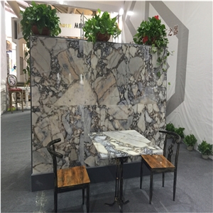 Guangxi White Marble Round Table Top