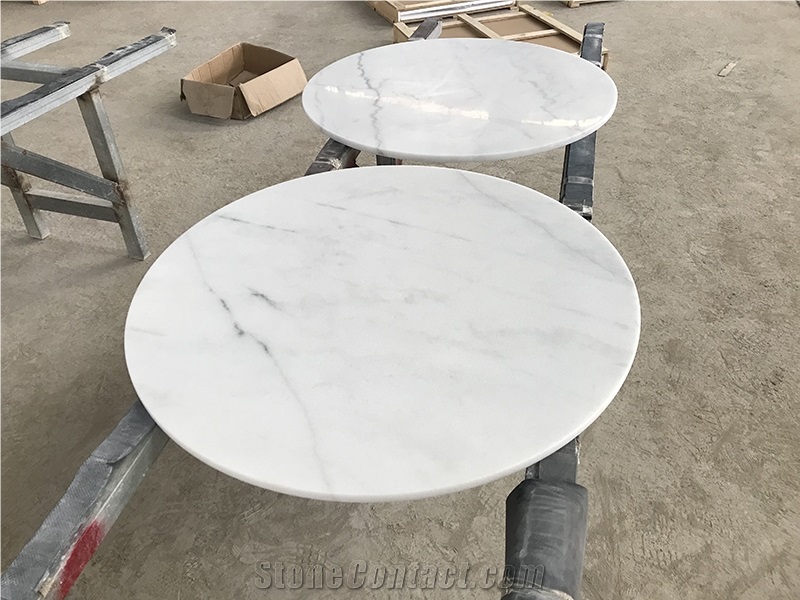 Guangxi White Marble Table Top