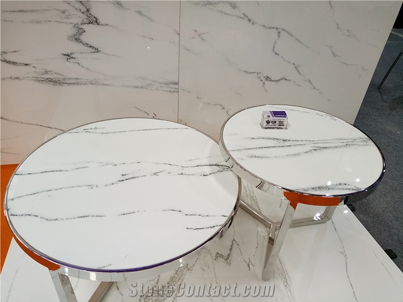 Guangxi White Marble Table Top
