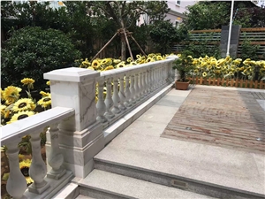 White Marble Roman Column