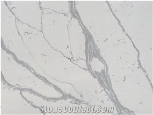 Calacatta Design Artificial Engineered Quartz Stone Slabs
