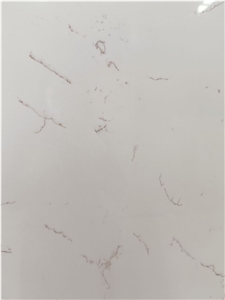 Carrara With Brown Veins Artificial Engineered Quartz Slabs