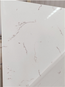 Carrara With Brown Veins Artificial Engineered Quartz Slabs