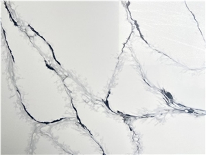 Marble Look Artificial Engineered Quartz Slabs