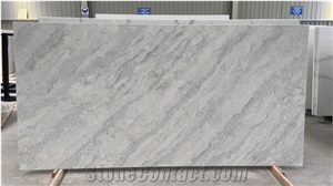 New Design Grey Marble Look Artificial Engineered Quartz