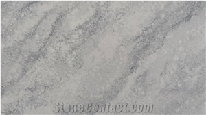 New Design Grey Marble Look Artificial Engineered Quartz