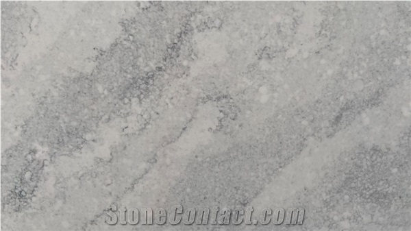 New Design Grey Marble Look Artificial Engineered Quartz