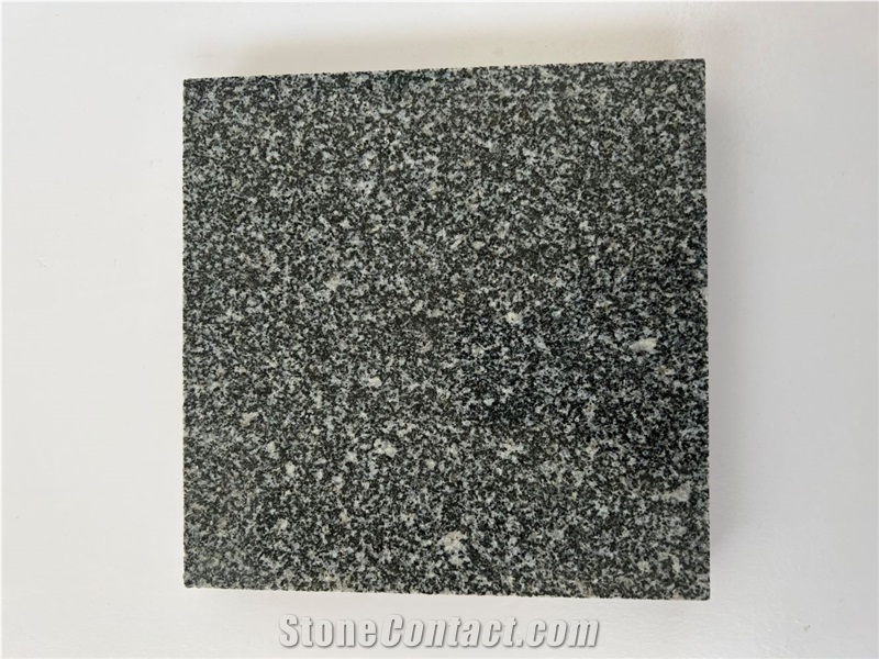 Black & White Sesame Black Polished/Flamed Tiles