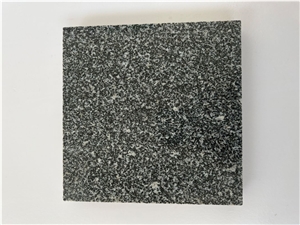 Black & White Sesame Black Polished/Flamed Tiles