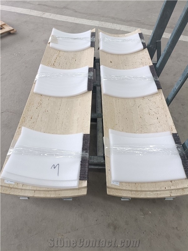 Ivory Beige Travertino Exterior/Inner Wall Panels