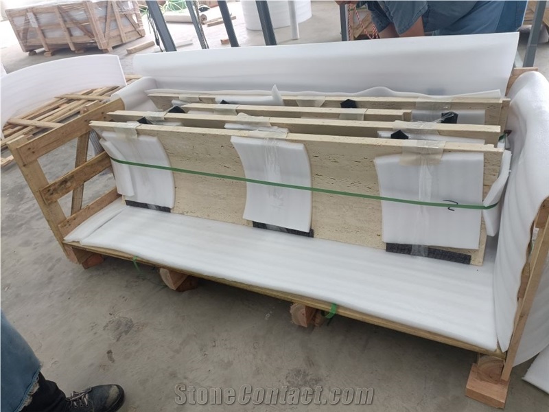 Ivory Beige Travertino Exterior/Inner Wall Panels