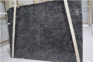 Silver Grey With Black &Gold Patterns Granite Slabs &Tiles