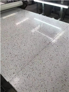 White Terrazzo Slab 20Mm For Bathroom Wall Tile