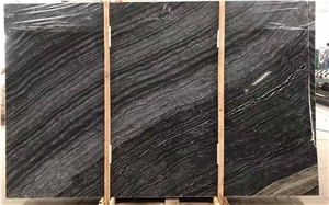 Antique Wood Marble China Black Marble Slab For Hotel