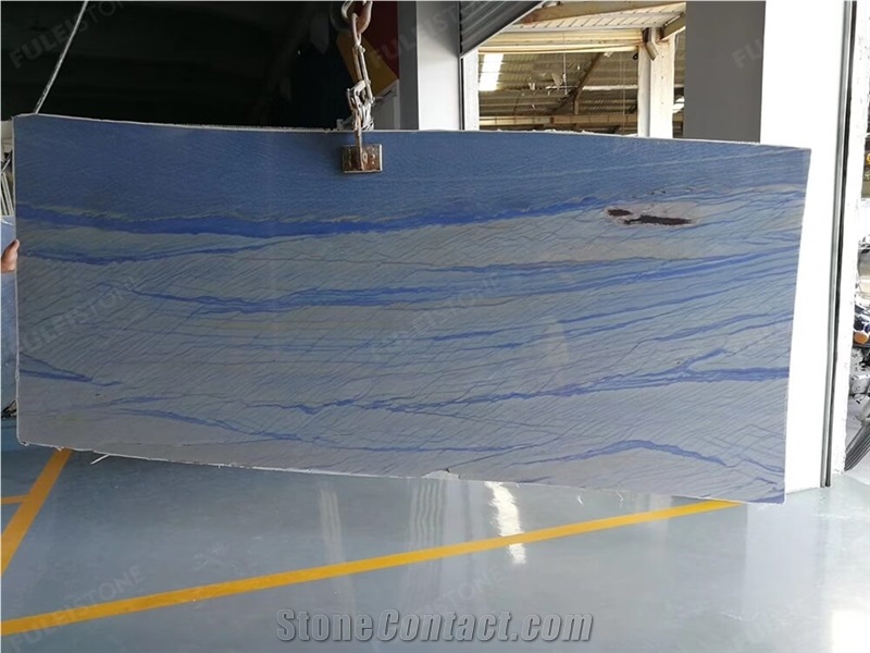 Azul Macaubas Blue Sky Quartzite Slab Bathroom Tile