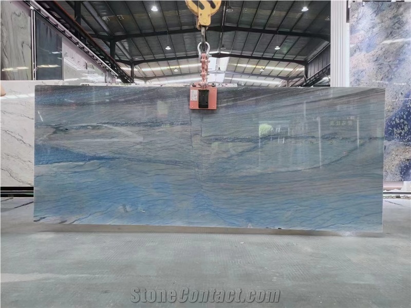 Azul Macaubas Brazil Quartzite Slab Wall Tile