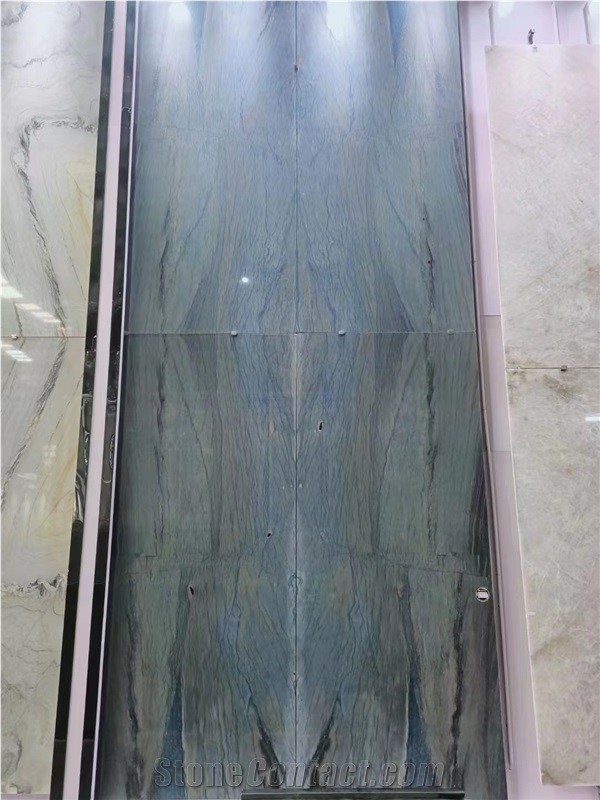 Azul Macaubas Brazil Quartzite Slab Wall Tile