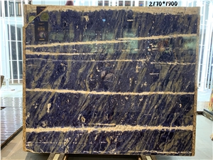 Blue Stone Polished Sodalite Quartzite Dark Blue Slab