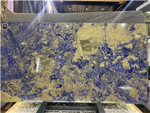 Bolivian Sodalite Blue Granite Luxury Slab Tile