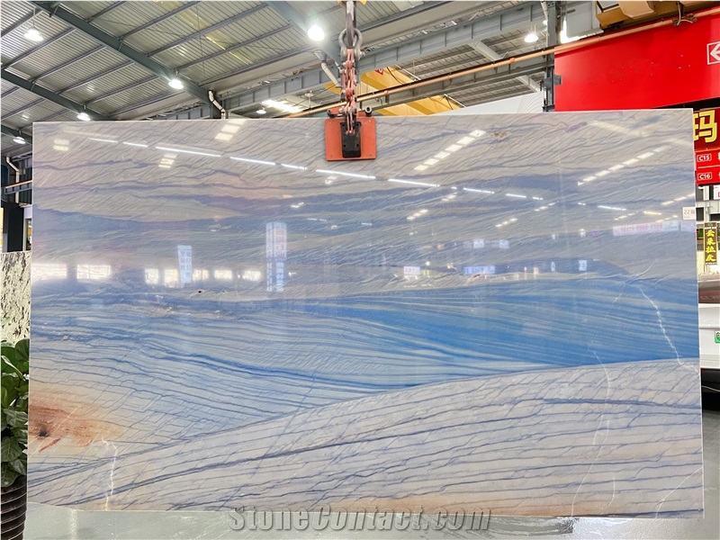 Brazil Azul Macaubas Quartzite Blue Stone Slab Tile