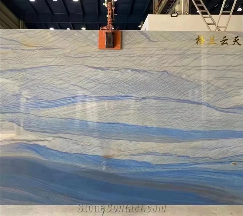 Brazil Azul Macaubas Quartzite Blue Stone Slab Tile