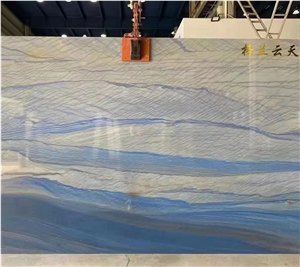 Brazil Azul Macaubas Quartzite Blue Stone Slab Tile