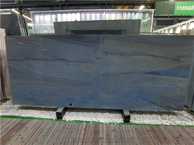 Brazil Azul Macaubas Quartzite Blue Stone Slab Tile