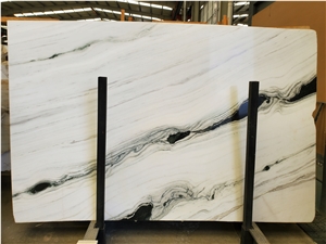 China High Quality Panda White Marble Nice Desin Slab