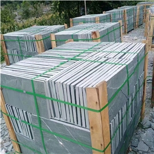 China Natural Green Slate Floor Tiles