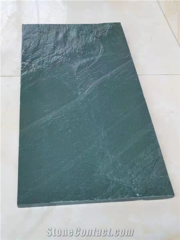 China Natural Green Slate Floor Tiles