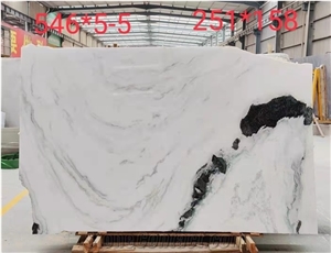 China White Marble,Panda White Marble Popular Slab Tile